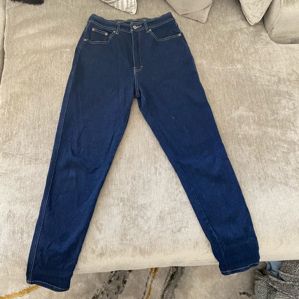 High waisted mom jeans